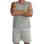 Imagem de Pijama Regata com short Masculino PV confortável não P ao G3 plus não amassa 073