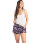 Imagem de Pijama Short Doll Buque Botões Flores Roupa Dormir Calor Top