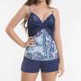 Imagem de Pijama Short Doll Microfibra Amni e Renda Julia Moraes 75050