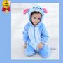 Imagem de Pijama Stitch Infantil C/Bolso 100% Algodão Antialérgico