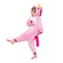 Imagem de Pijama Unicórnio Rosa Infantil Com Capuz 100% Algodão A Pronta Entrega