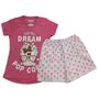 Imagem de Pijama Verão Bubby's Fem Infantil Rosa e Branco