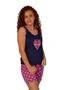 Imagem de Pijamas Feminino Baby Doll Camiseta Malha Atacado