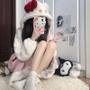 Imagem de Pijamas Hello Kitty - Conjunto de Duas Peças - Estilo Fofo e Simples