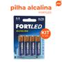 Imagem de Pilha Alcalina AA 4 unidades Fortled