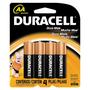 Imagem de Pilha Alcalina Aa Duracell - Cartela Com 4 Pilhas