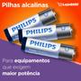 Imagem de Pilha Alcalina AA Philips Bateria 2A Pequena 16 unidades