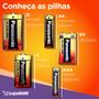 Imagem de Pilha Alcalina AA Premium Panasonic Bateria 2A Pequena 4 unidades