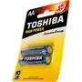 Imagem de Pilha Alcalina AA Toshiba LR6GCP, Blister C/ 2 Unidades, 1.5V