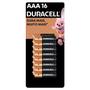 Imagem de Pilha Alcalina AAA Duracell Bateria 3A Palito 16 unidades
