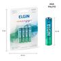 Imagem de Pilha Alcalina AAA Elgin Com 4 Unidades
