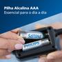 Imagem de Pilha Alcalina AAA Philips Bateria 3A Palito Caixa kit 24 unidades