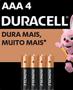 Imagem de Pilha Alcalina Duracell Palito Aaa - Bt 4 Un