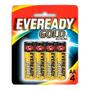 Imagem de Pilha Alcalina Eveready Gold Pequena AA4 Com 4 Unidades