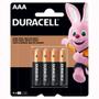 Imagem de Pilha Alcalina Palito AAA - 4 unidades - Duracell