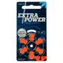 Imagem de Pilha auditiva 13 extra power - 1 cartela com 6 baterias