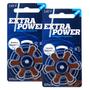 Imagem de Pilha Auditiva 312 Extra Power Bateria Pr41 kit 12 unidades
