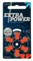 Imagem de Pilha Auditiva Extra Power - Tamanho 13 - Cartela com 6 unidades