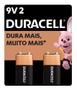 Imagem de Pilha Bateria Duracell Alcalina 9v Cartela C/2 Unidades