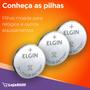 Imagem de Pilha CR2025 3V Elgin Bateria Moeda kit 50 unidades