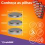 Imagem de Pilha CR2032 3V Panasonic Bateria Moeda kit 10 unidades