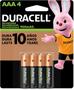 Imagem de Pilha duracell aaa palito com 4 unidades