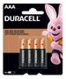 Imagem de Pilha Duracell Alcalina Aaa 4 Unidade Palito Normal 3A 1,5V