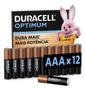 Pilha Optimum AAA Palito Duracell Com 12 Unidades Imagem de Pilha Optimum AAA Palito Duracell Com 12 Unidades