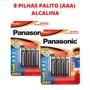Imagem de Pilha Palito AAA 3A Alcalina Panasonic - Leve 4 pague 3 (2 cartelas)
