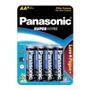 Imagem de Pilha Panasonic AA Super Hyper 8 Unidades Leve Mais Por Menos