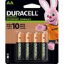 Imagem de Pilha Recarregável AA 2500mAh (C/4 Pilhas) Duracell