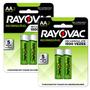 Imagem de Pilha Recarregavel AA Rayovac Bateria 2A 1350mah Pequena kit 4 unidades