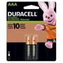 Pilha Recarregável Aaa 900-Mah Cartela Com 2 Pilhas Duracell Imagem de Pilha Recarregável Aaa 900-Mah Cartela Com 2 Pilhas Duracell