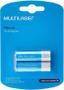 Imagem de Pilha Recarregável Multilaser Aa 2500 Mah Pack Com 2 Cb053