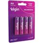 Imagem de Pilha Recarregável Pequena AA 2500MAH 1,2V com 04 Blister com 04
