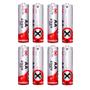 Imagem de Pilhas Médias AA Recarregáveis 2600mAh MOX Kit com 8 Unidades