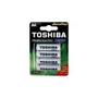 Imagem de Pilhas recarregaveis aa 2600 mah toshiba blister com 4 unidades tnh-6gae bp-4c