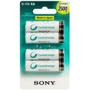 Imagem de Pilhas Recarregáveis Sony 4AA 2500mAh