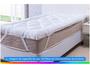 Imagem de Pillow Top Casal Fibra Siliconada Niazitex - Toque de Plumas Branco