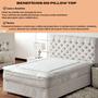 Imagem de Pillow Top Casal King Trisoft 193x203x04 - Protetor de Colchão Macio Lavável - Enchimento PetFom (não absorve umidade e não proliferam bactérias)