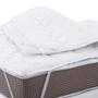Imagem de Pillow Top King de Espuma D20 Percal 180 Fios Algodão Hipoalergênico com Elástico 193x203cm BF Colchões