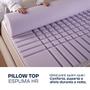 Imagem de Pillow Top Solteiro Anatomic High Resilience Espuma Premium BF Colchões