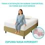 Imagem de Pillow Top Visco Nasa Espuma Soft Com Zíper Casal 138x188x5cm
