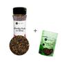 Imagem de Pimentão Verde Em Flocos Kit Pote Com Dosador + Refil 40G
