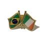 Imagem de Pin Da Bandeira Do Brasil X Irlanda