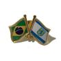 Imagem de Pin Da Bandeira Do Brasil X Jerusalém