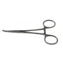 Imagem de Pinca Inox Mosquito 12,5Cm Curva 2X1 Dentes Kit Com 3