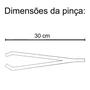 Imagem de Pinça Lio 30 Cm Ponta Emborrachada