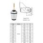 Imagem de Pinça Porta Macho Compensação Axial - ERT-40 -D-12,00/W-9,00