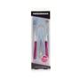 Pinça removedora de pelos faciais Smooth Finish Pink com pinça - Tweezerman Imagem de Pinça removedora de pelos faciais Smooth Finish Pink com pinça